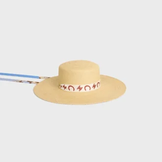 Chapeau à ruban en paille