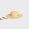 Chapeau à ruban en paille