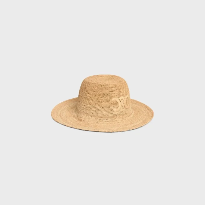 Chapeau Triomphe en raphia