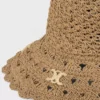 Chapeau Triomphe en raphia ajouré