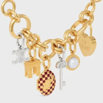 Charms Clé Triomphe en laiton avec finition rhodiée Charms Clé Triomphe en laiton avec finition rhodiée