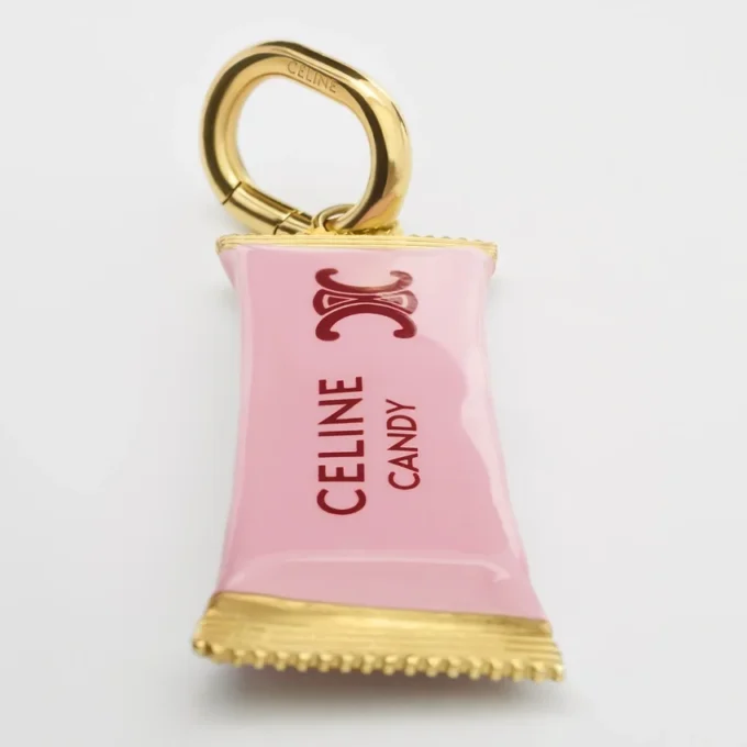 Charms Candy Bar en émail et laiton avec finition dorée