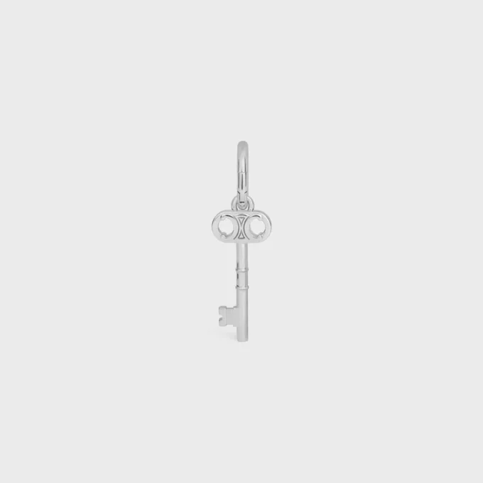 Charms Clé Triomphe en laiton avec finition rhodiée Charms Clé Triomphe en laiton avec finition rhodiée