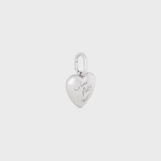 Charms Cœur CELINE 1945 en aluminium Charms Cœur CELINE 1945 en aluminium