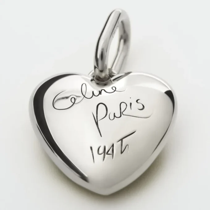 Charms Cœur CELINE 1945 en aluminium