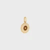 Charms Médaille Decagon Triomphe en émail et laiton avec finition dorée Charms Médaille Decagon Triomphe en émail et laiton avec finition dorée
