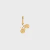 Charms Vélo en laiton avec finition dorée Charms Vélo en laiton avec finition dorée
