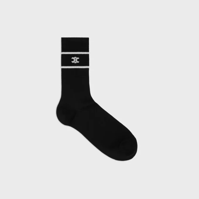 Chaussettes Triomphe en coton rayé Chaussettes Triomphe en coton rayé