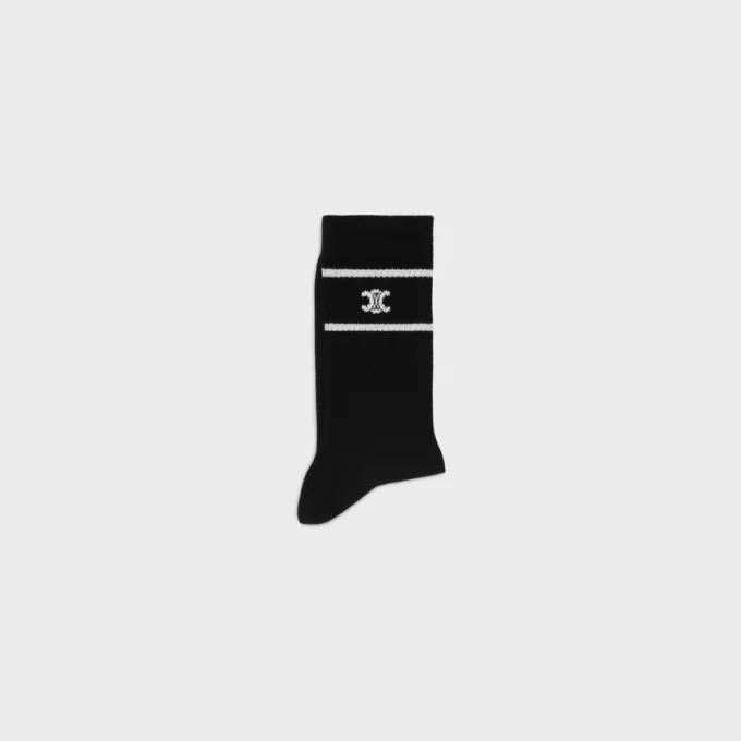 Chaussettes Triomphe en coton rayé Chaussettes Triomphe en coton rayé