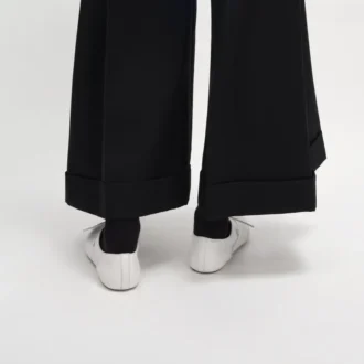 Chaussures de ballet à lacets en cuir d&rsquo;agneau