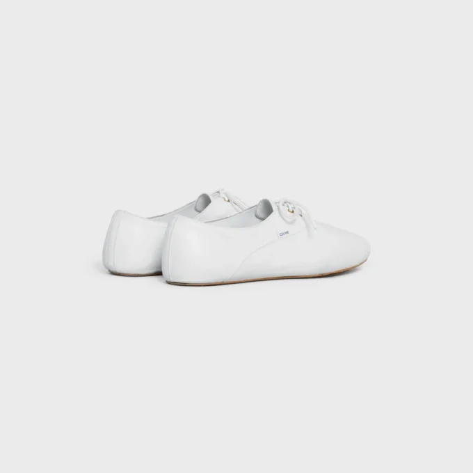 Chaussures de ballet à lacets en cuir d’agneau Chaussures de ballet à lacets en cuir d’agneau