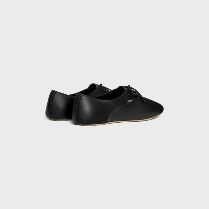 Chaussures de ballet à lacets en cuir d’agneau Chaussures de ballet à lacets en cuir d’agneau