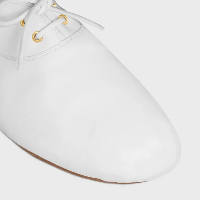 Chaussures de ballet à lacets en cuir d’agneau Chaussures de ballet à lacets en cuir d’agneau