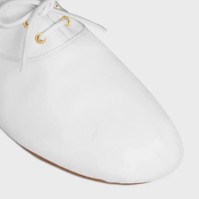 Chaussures de ballet à lacets en cuir d’agneau Chaussures de ballet à lacets en cuir d’agneau