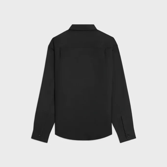 Chemise ample en twill de soie