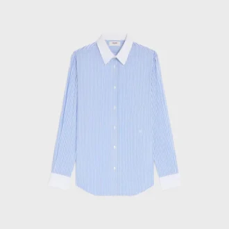 Chemise Classic en popeline de coton rayée