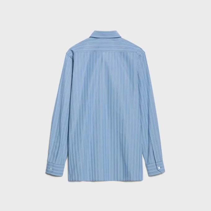 Chemise Classic en popeline de coton rayée