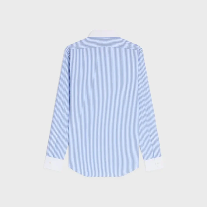 Chemise Classic en popeline de coton rayée