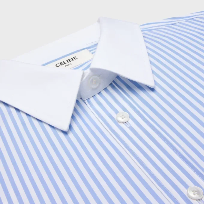 Chemise Classic en popeline de coton rayée