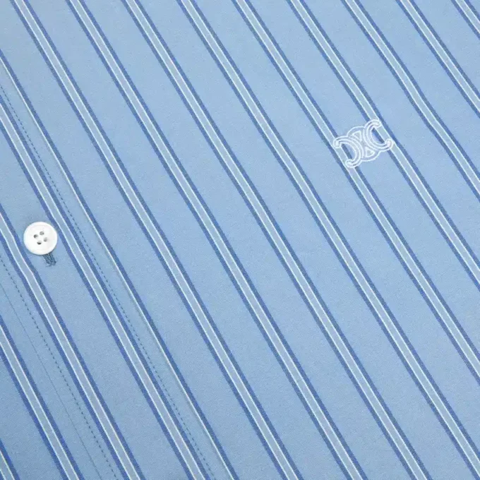 Chemise Classic en popeline de coton rayée