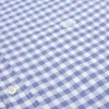 Chemise courte en coton Vichy
