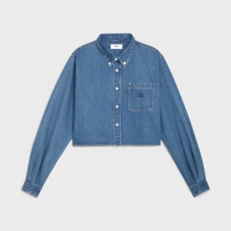 Chemise courte en denim Union Ocean Wash