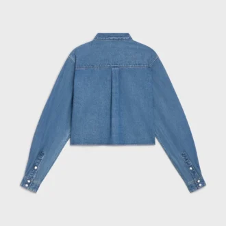Chemise courte en denim Union Ocean Wash