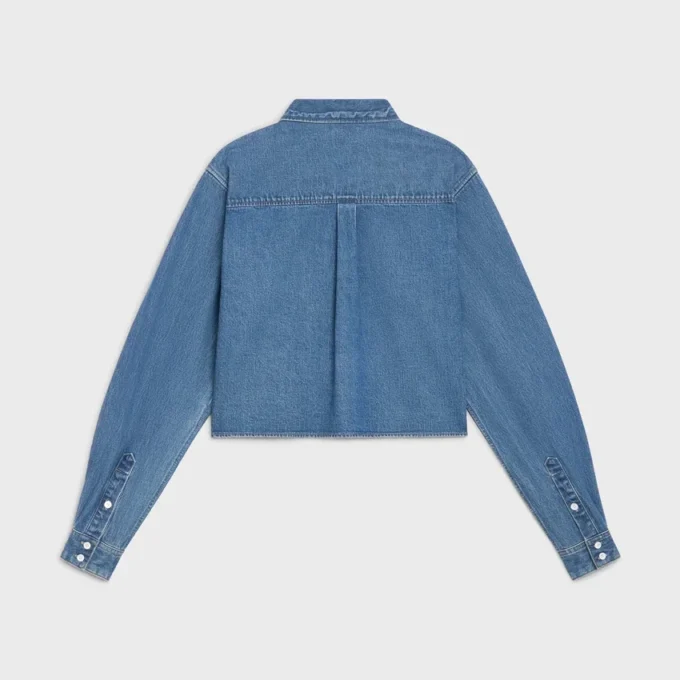 Chemise courte en denim Union Ocean Wash
