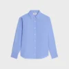 Chemise décontractée en popeline de coton