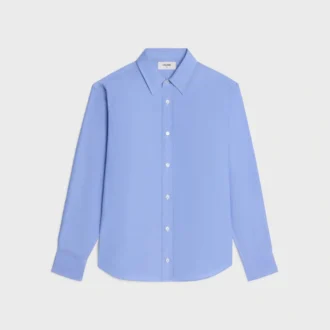 Chemise décontractée en popeline de coton