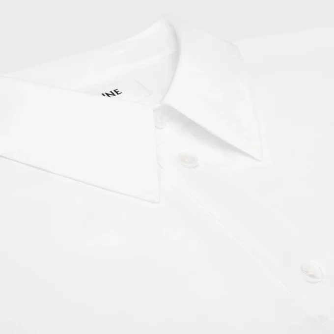 Chemise décontractée en popeline de coton
