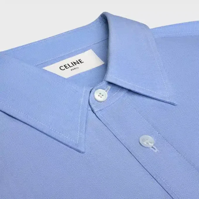 Chemise décontractée en popeline de coton