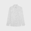 Chemise décontractée en sergé de coton à carreaux Chemise décontractée en sergé de coton à carreaux