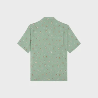 Chemise de bowling en viscose imprimé cachemire