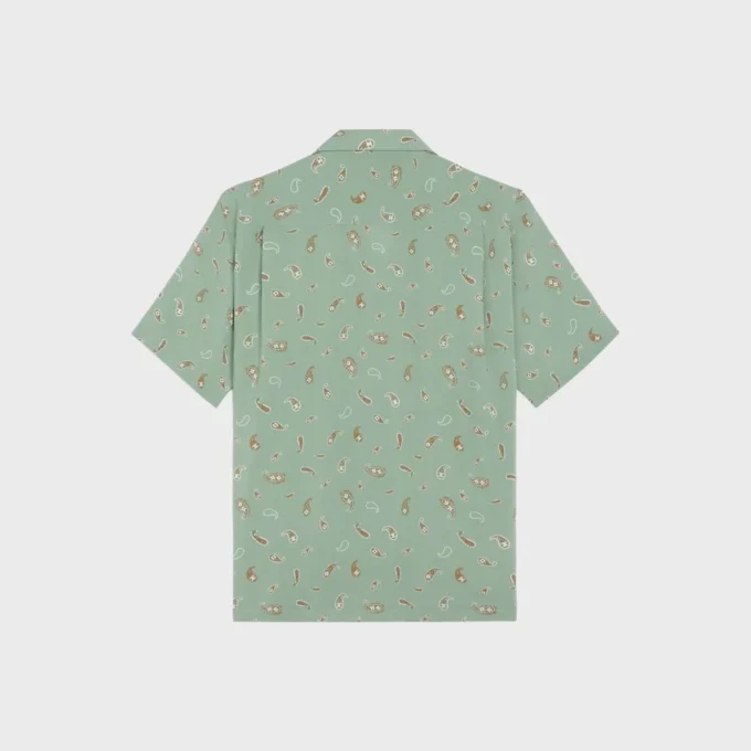 Chemise de bowling en viscose imprimé cachemire Chemise de bowling en viscose imprimé cachemire