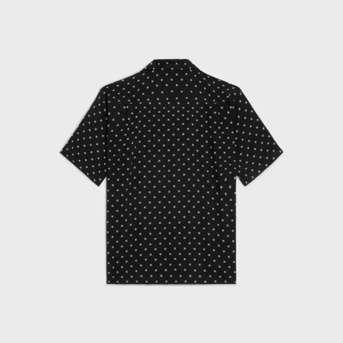Chemise de bowling en viscose imprimée Micro Triomphe