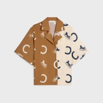 Chemise de pyjama en twill de soie