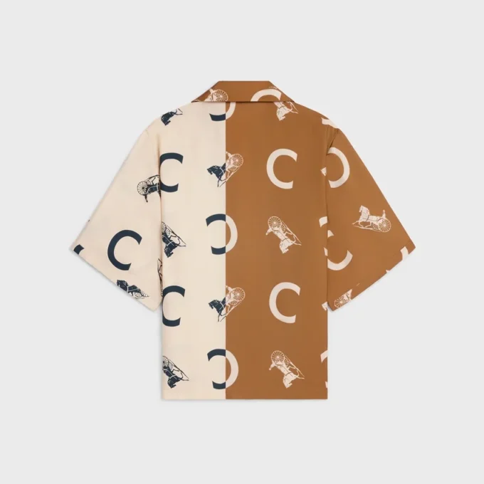 Chemise de pyjama en twill de soie