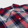 Chemise en cachemire à carreaux