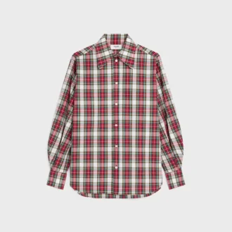 Chemise en coton tartan