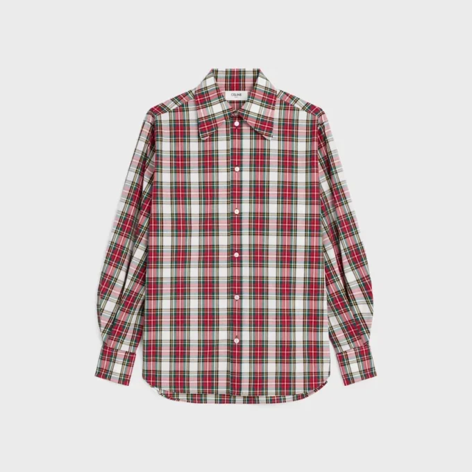 Chemise en coton tartan