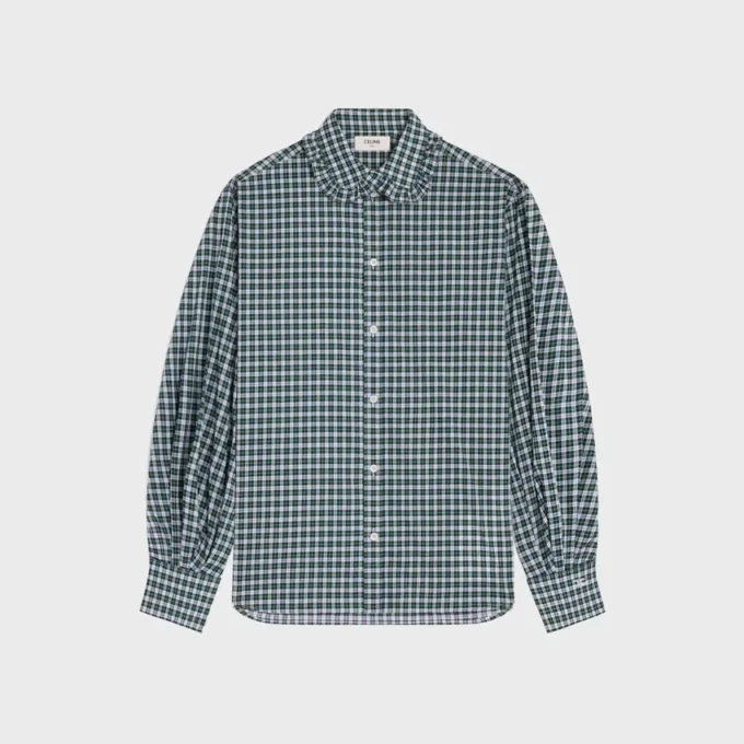 Chemise en coton tartan