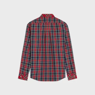 Chemise en coton tartan