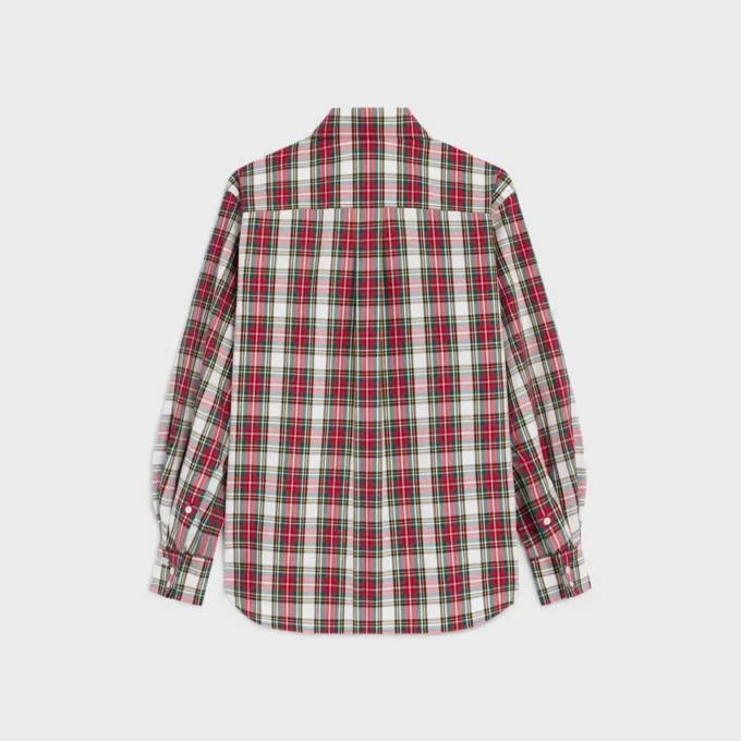 Chemise en coton tartan