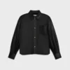 Chemise en cuir d’agneau souple Chemise en cuir d’agneau souple