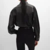 Chemise en cuir d’agneau souple Chemise en cuir d’agneau souple