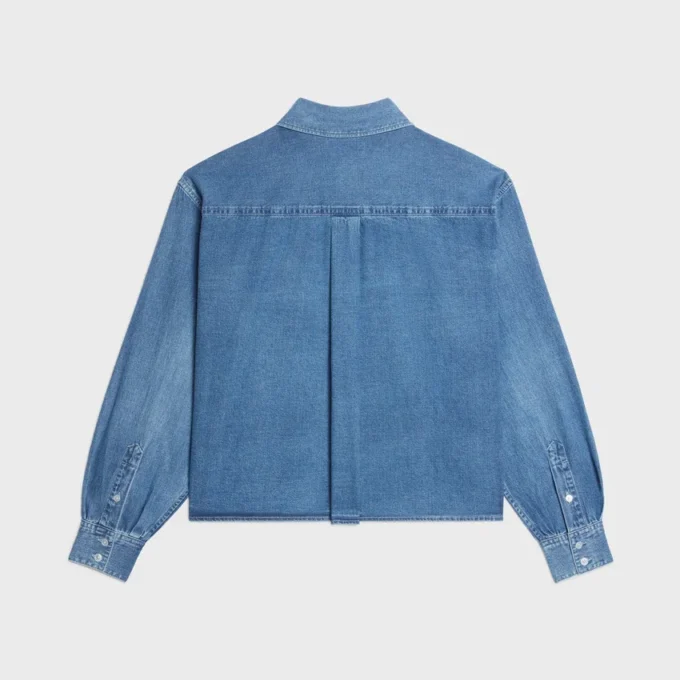 Chemise en denim de coton