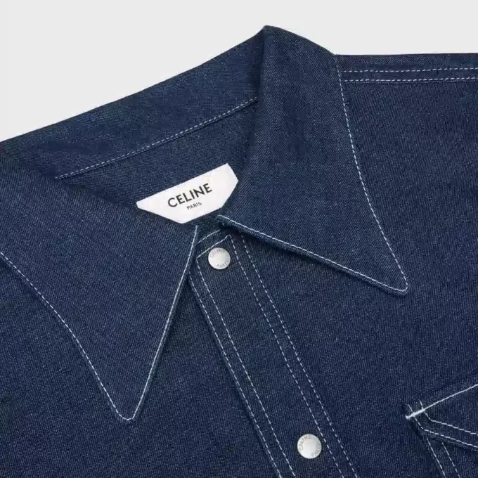 Chemise en denim de coton Chemise en denim de coton