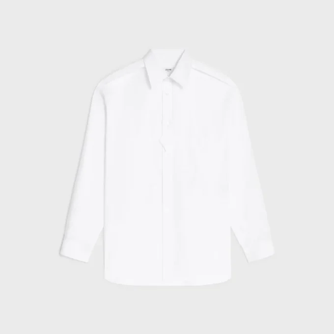Chemise en popeline de coton