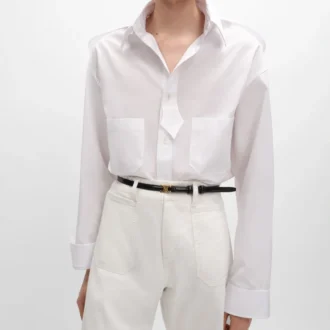Chemise en popeline de coton
